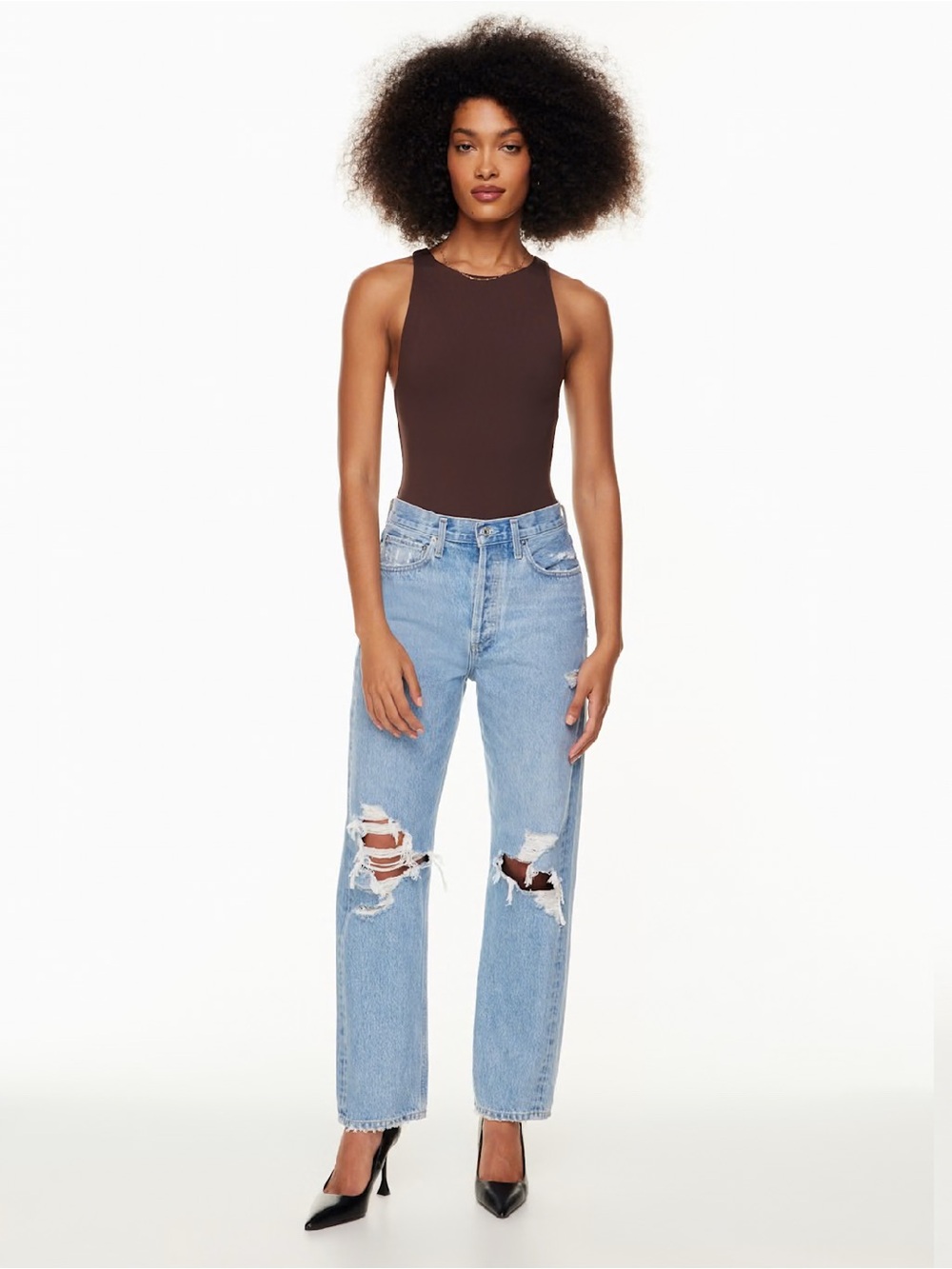 Agolde ‘90s Mid-rise Jean non-stretch 100% Cotton Button Fly Size 23